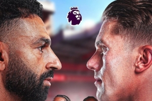 英超晒利物浦vs阿森纳海报：萨拉赫pk约克雷斯，维尔茨、埃泽出镜