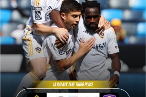 罗伊斯破门，帮助洛杉矶银河2-1击败奥兰多城获联盟杯季军