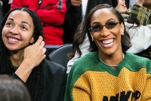 在咱们的地盘！阿贾-威尔逊等王牌球员观看赌城湖人VS独行侠比赛