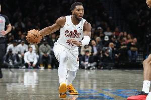 NBA杯骑士战老鹰 米切尔和贾勒特-阿伦均因伤缺席