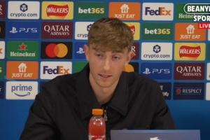 赫伊森：维尼修斯已道歉媒体将事情夸大了 我认为我出球能力不错