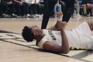 锁喉对手引争议？詹姆斯二儿子此前高中时期的焦点比赛集锦！