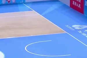 场上5人，替补席没人，全员热身，这就是全运会！